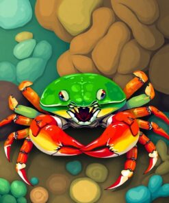 Crab Encounter Paint Numbers