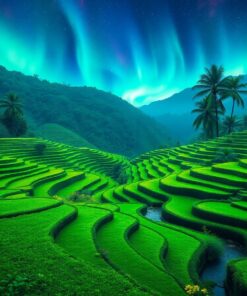 Tea Terraces Paint Numbers