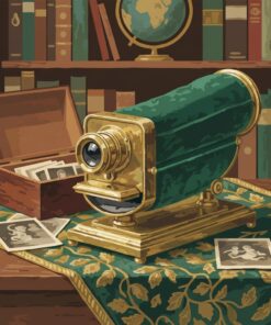 Emerald Velvet Antique Viewer Paint By Numbers