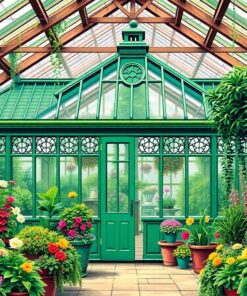 Victorian Hothouse Paint Numbers
