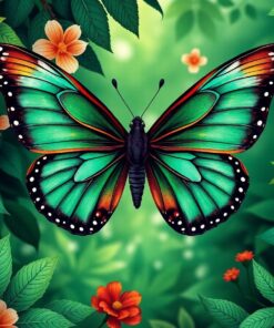 Wings Jungle Paint Numbers