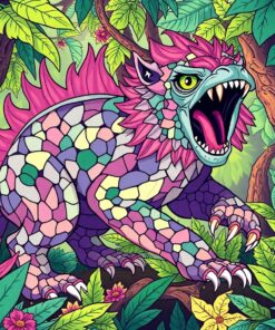 Jungle Beast Paint Numbers