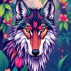 Tropic Wolf Paint Numbers