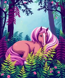 Among Ferns Paint Numbers