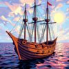 Galleon Hull Paint Numbers