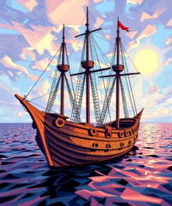 Galleon Hull Paint Numbers