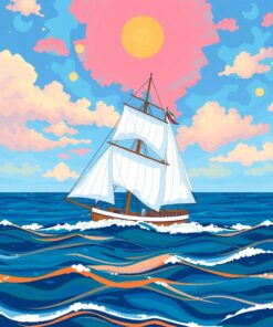 Clipper Ship Paint Numbers