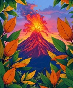 Through Leaves Paint Numbers