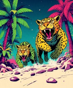 Brass Panthers Paint Numbers