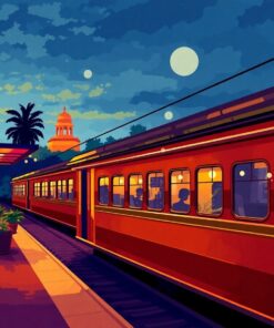 Evening Bombay Platform Room Paint By Numbers