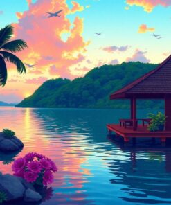 Overwater Retreat Paint Numbers