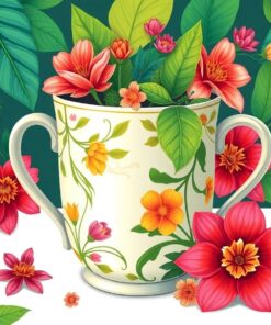 Tea Mug Paint Numbers