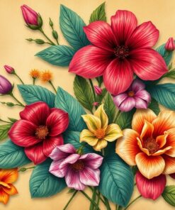 Faded Parchment Paint Numbers