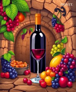 Cozy Wine Paint Numbers