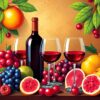 Exotic Fruit Cozy Wine Paint By Numbers