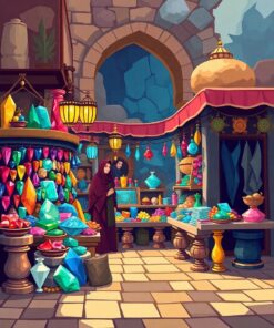 Merchant Stall Paint Numbers