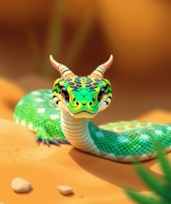 Horned Viper Paint Numbers