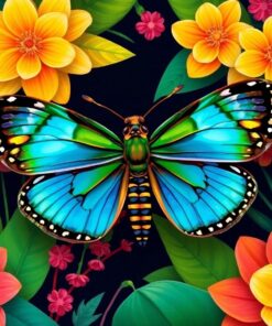 Exotic Rainforest Entomology Display Paint By Numbers