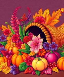 Thanksgiving Centerpiece Paint Numbers