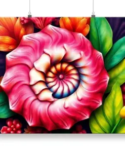 Exotic Tropical Nautilus Specimen Paint By Numbers