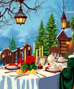 Christmas Dinner Paint Numbers