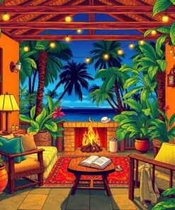 Tropical Retreat Paint Numbers