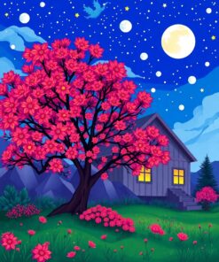 Tropical Grass Paint Numbers