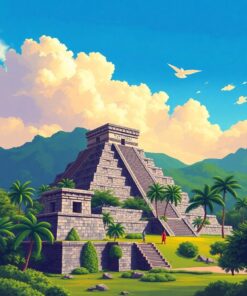 Tropical Pyramids Paint Numbers