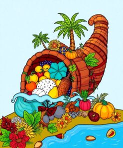 Island Cornucopia Paint Numbers