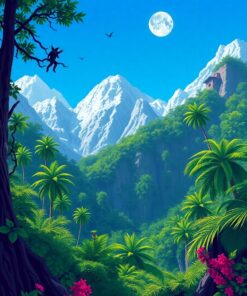 Jungle Canopies Paint Numbers