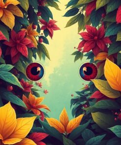 Vintage Foliage Paint Numbers