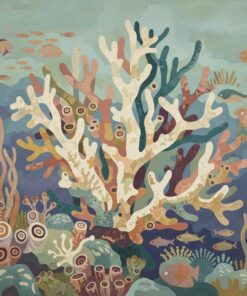 Faded Antique Reef Coral Paint By Numbers