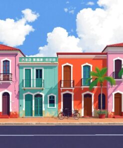 Colonial Facades Paint Numbers