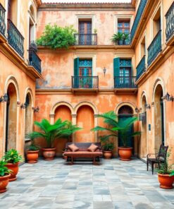 Courtyard Tiles Paint Numbers