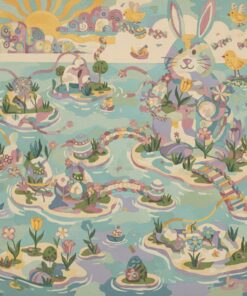 Faded Easter Archipelago Paint By Numbers