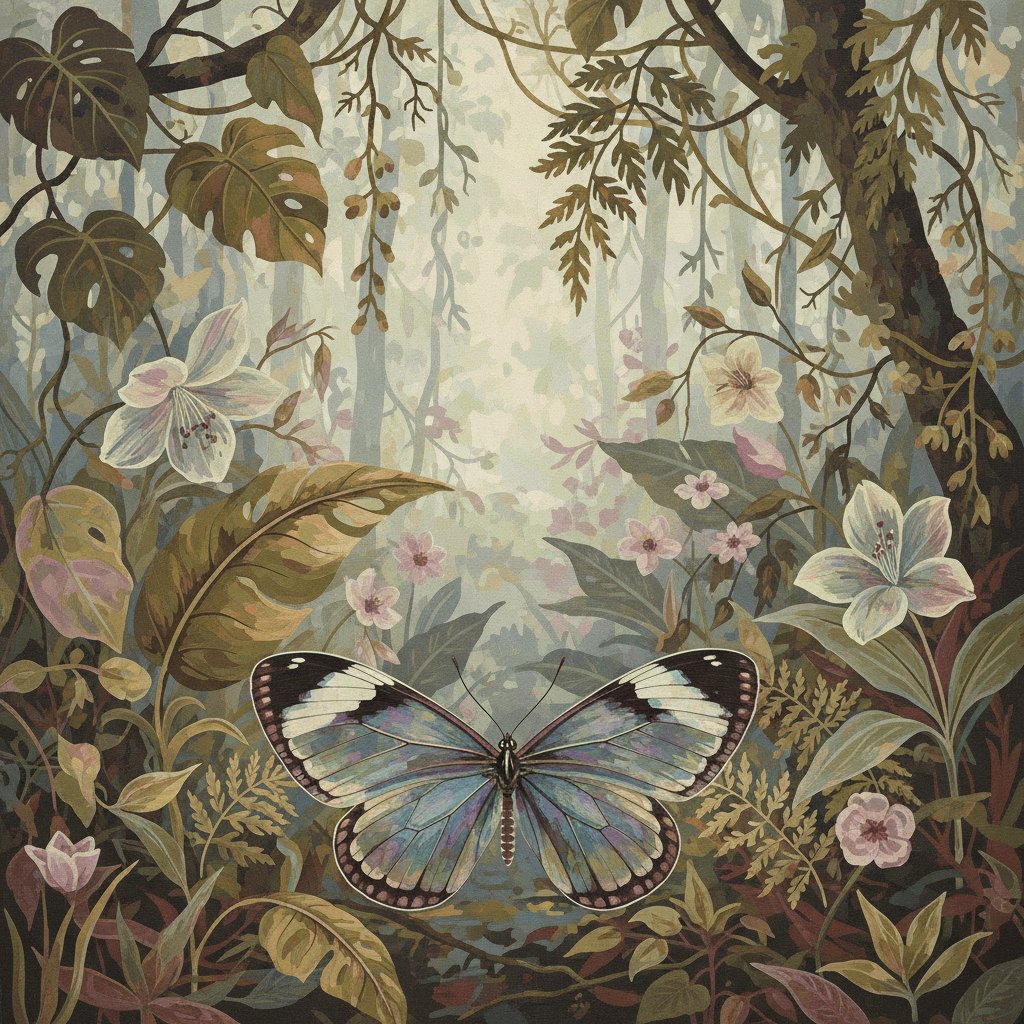 faded-flora-jungle-glasswing-paint-by-numbers-kit