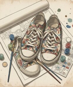 Faded Floral Shirt Kicks Paint By Numbers