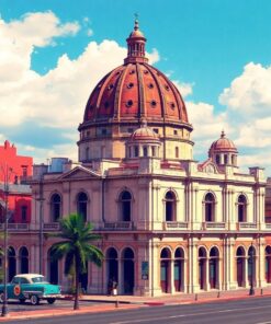 Faded Havana Dome Skyline Paint By Numbers