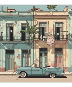Faded Havana Pastel Walls Paint By Numbers