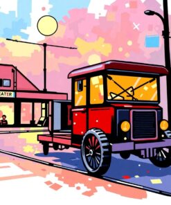 Resort Matchcover Paint Numbers