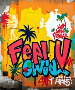 Reggae Mural Paint Numbers