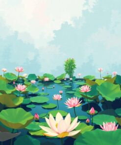 Pool Oasis Paint Numbers