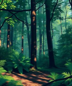 Woodland Shadows Paint Numbers