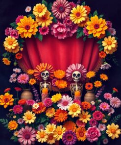 Floral Ofrenda Paint Numbers