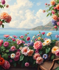 Island Flowers Paint Numbers