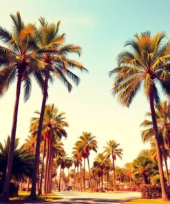 Palm Shadows Paint Numbers