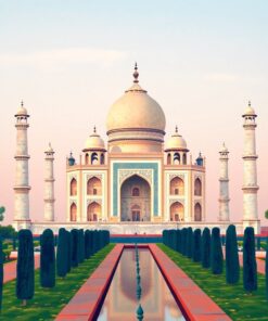 Mahal Blooms Paint Numbers