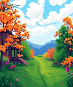 Desert Chart Paint Numbers