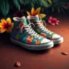 Faded Tropical High Tops Paint By Numbers