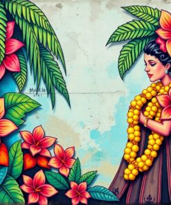 Hula Mural Paint Numbers